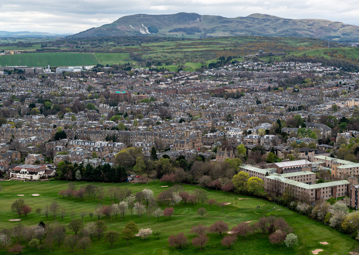 View over Edinburgh from Arthur's Seat
