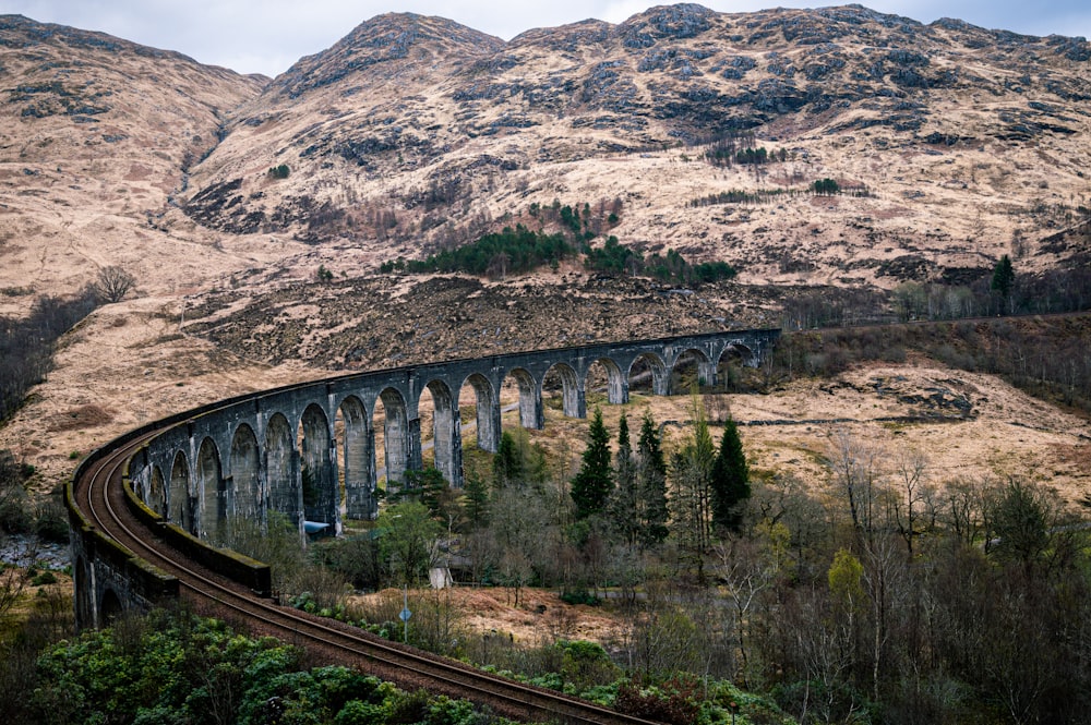 a bridge over a river