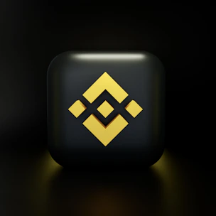 A sleek, glowing cube-shaped AI voice agent icon against a black background with electric blue accents.