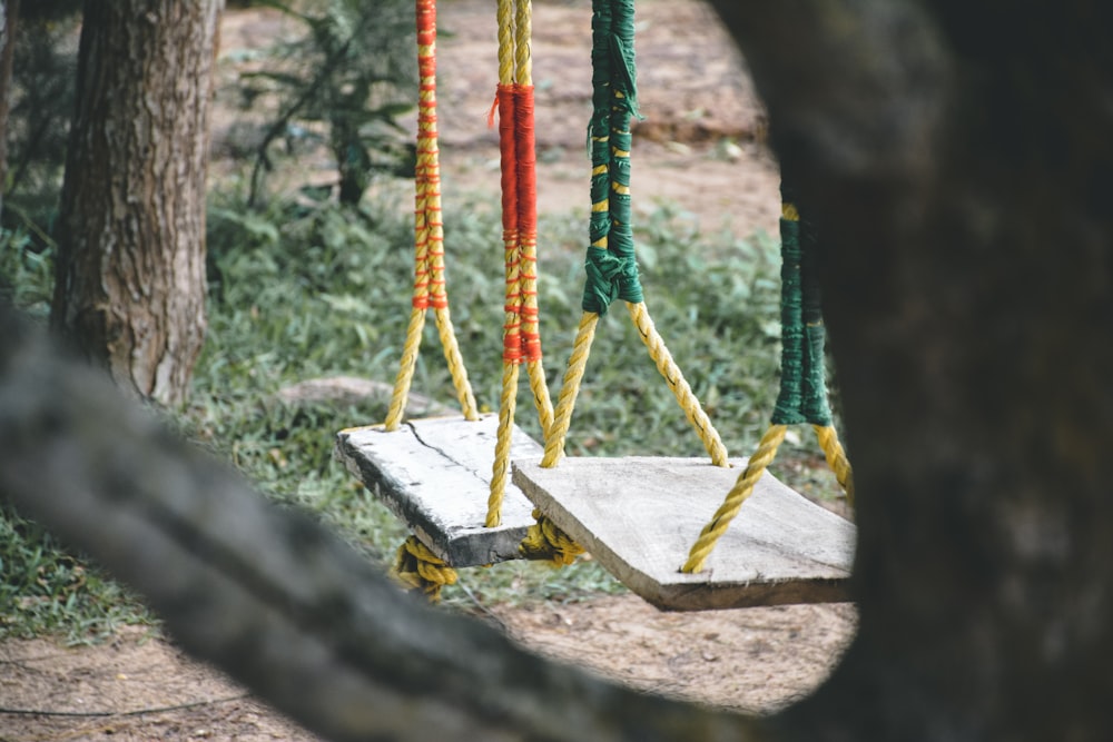 a group of sticks with yellow sticks