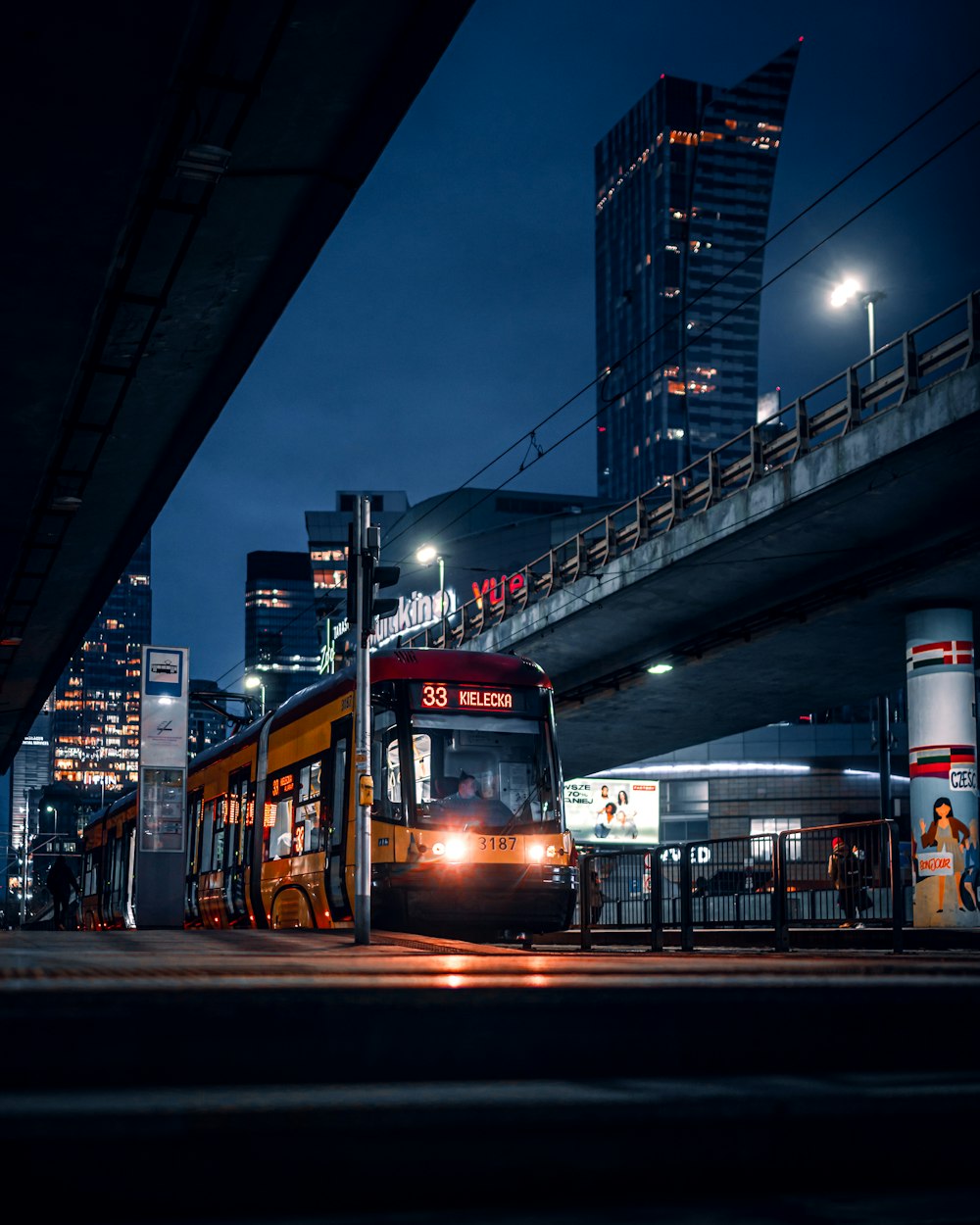 a train on the tracks