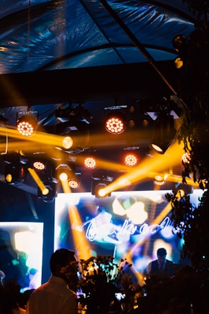 Ambient Lighting and Technical Production at an Event Setup