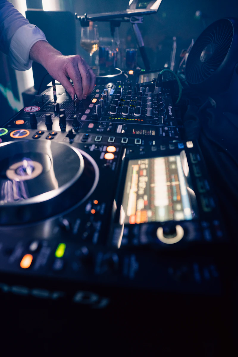 DJ playing music