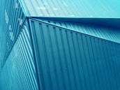 Abstract photo of Brasília's government buildings with soft teal highlights.