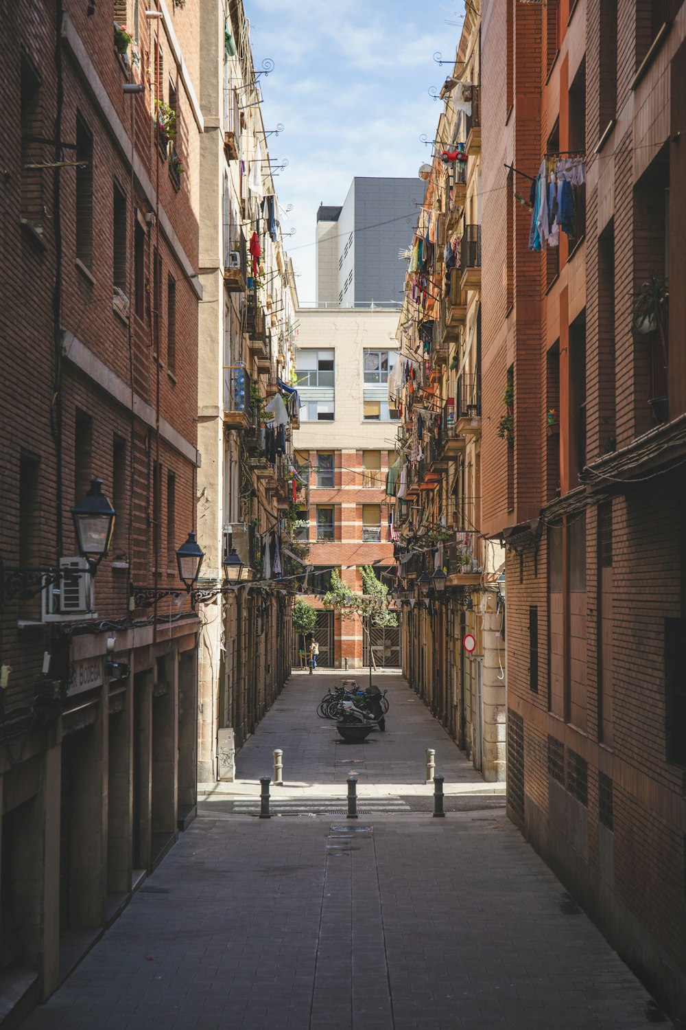 a street with buildings on both sides