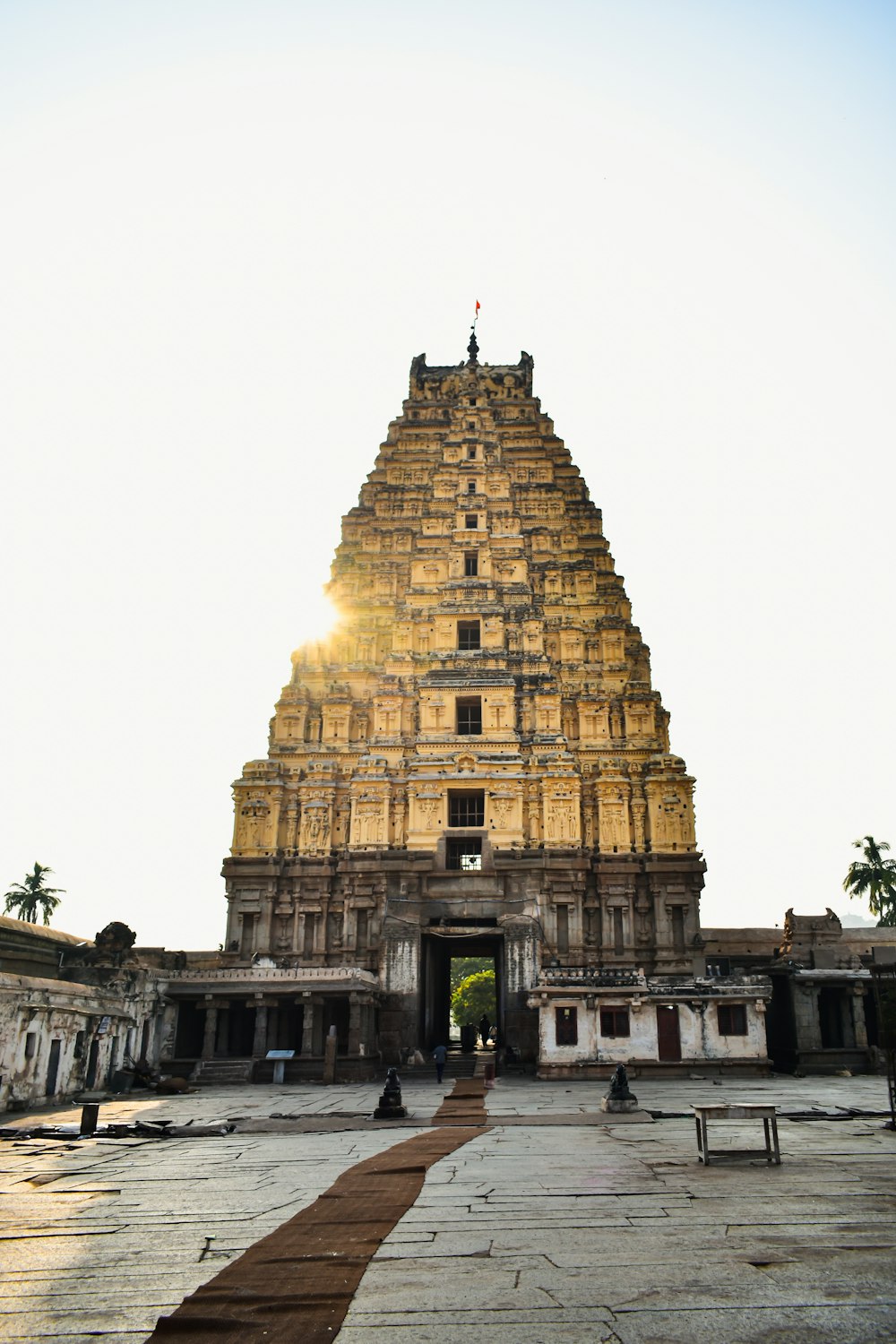 a large building with a tower