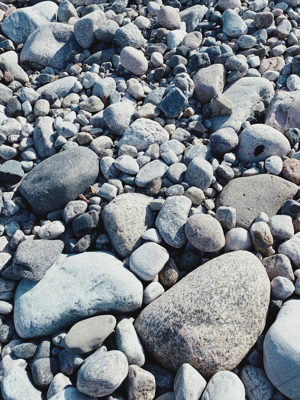 a large group of rocks