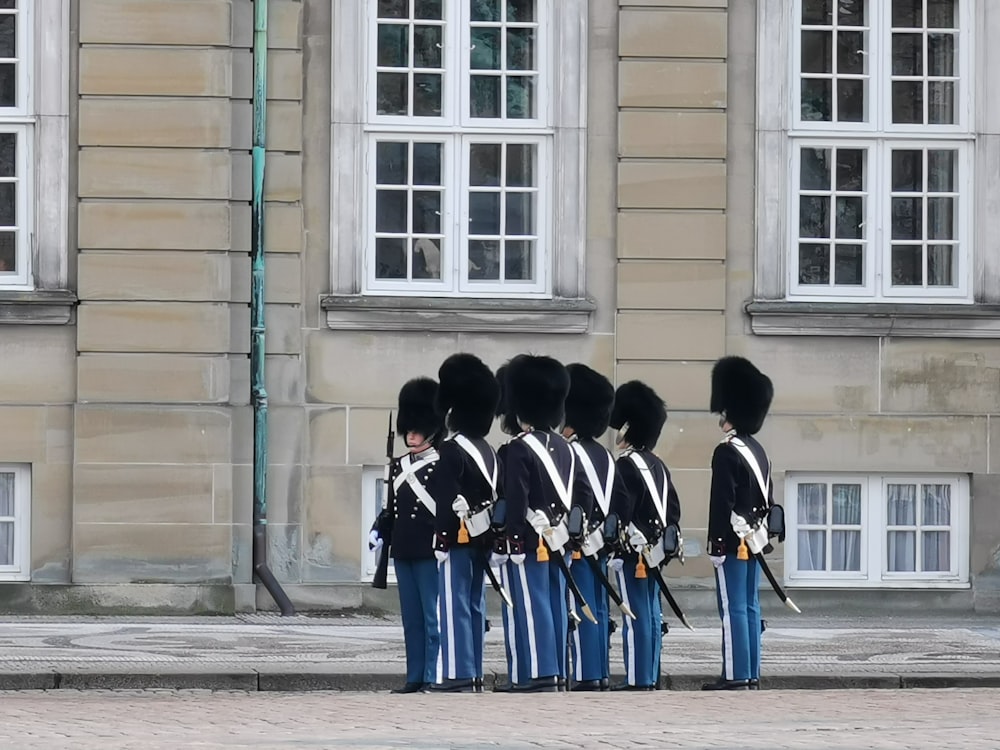 a group of people in uniform