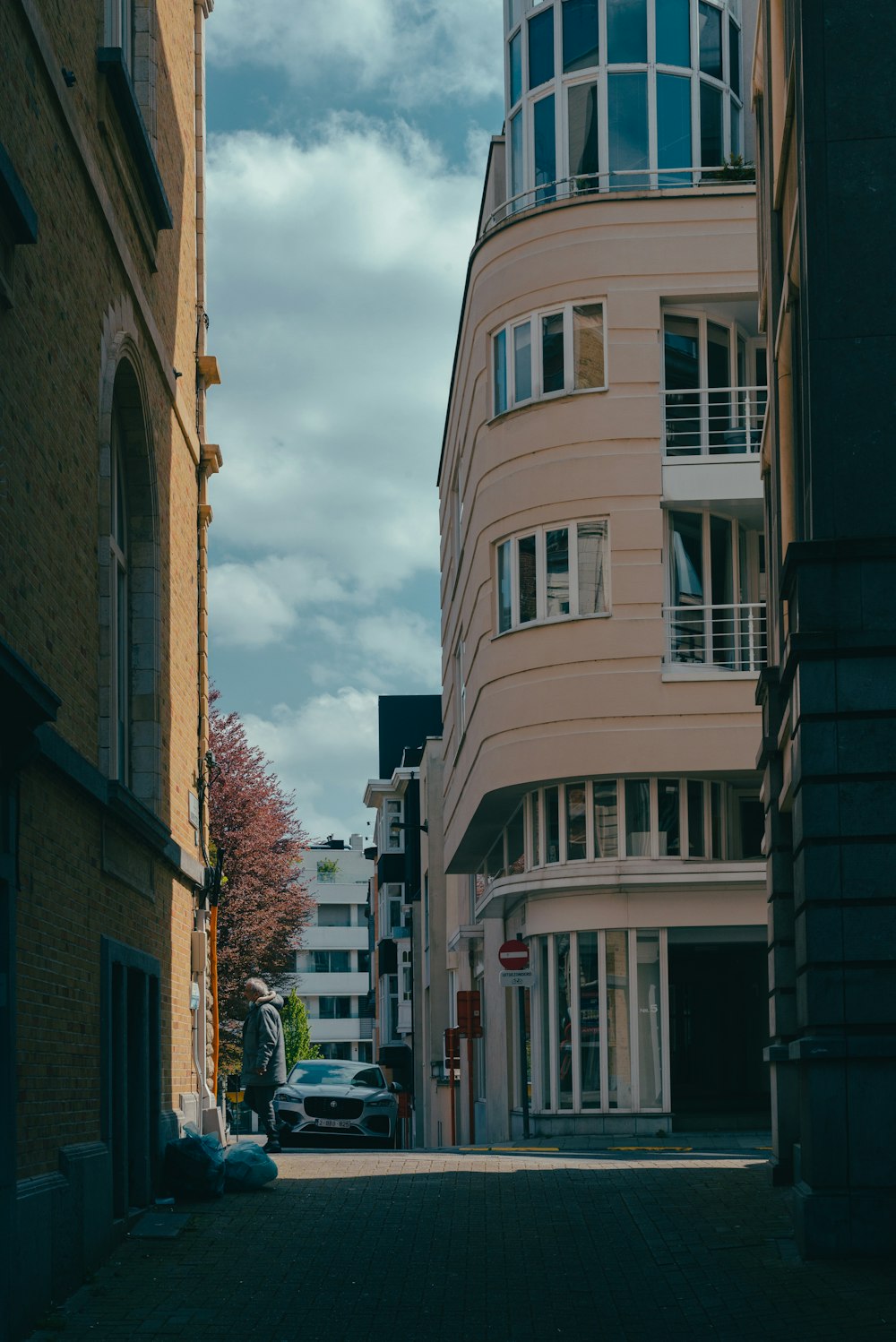 a street with buildings on both sides