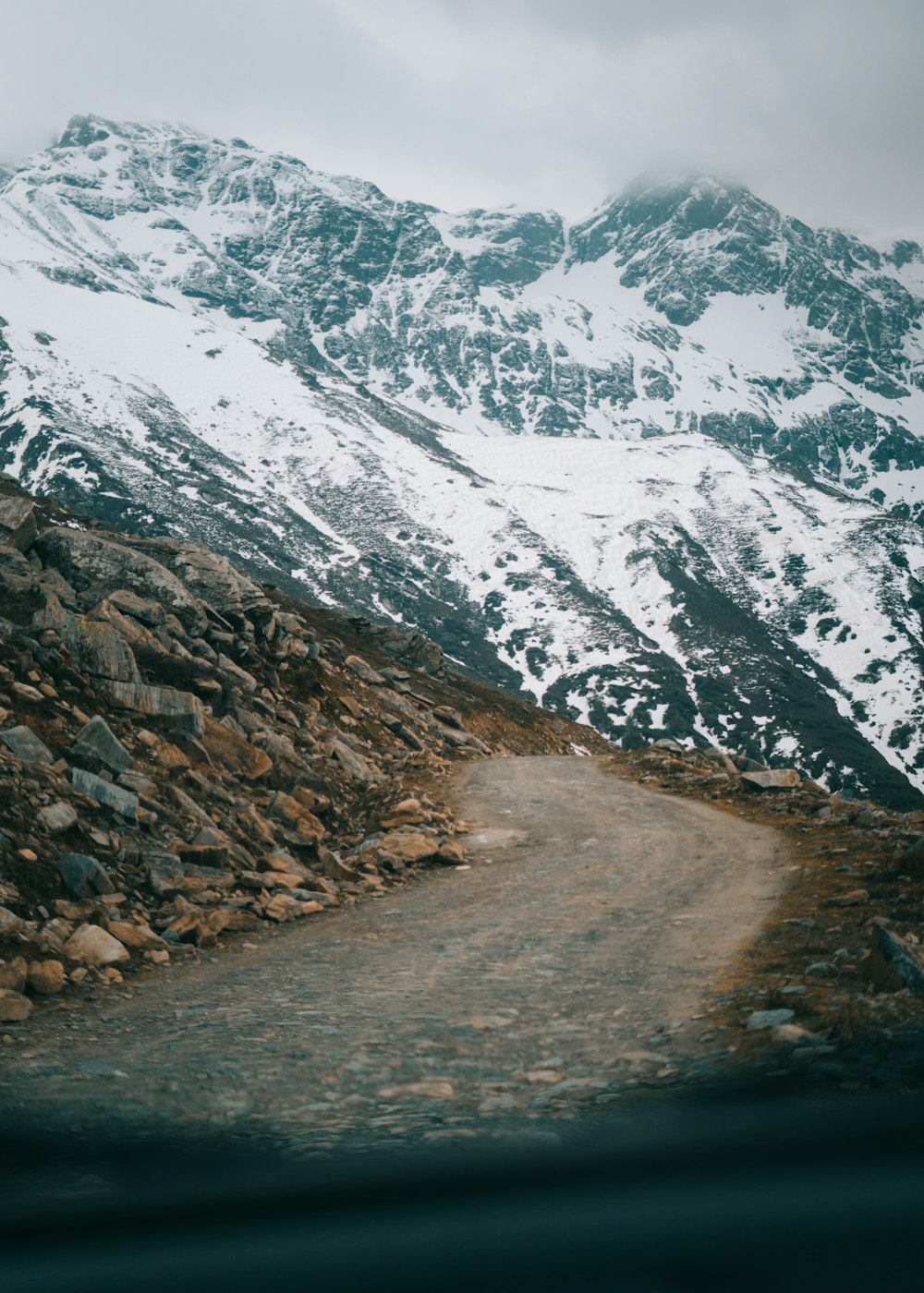 a rocky mountain side