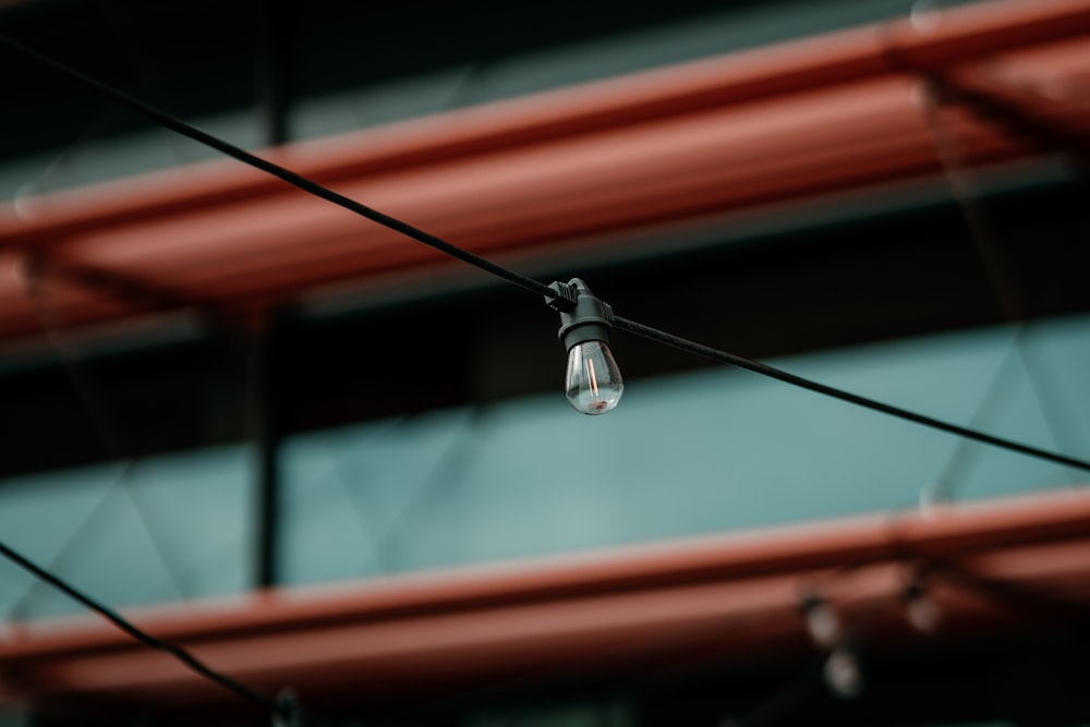 a close-up of a light