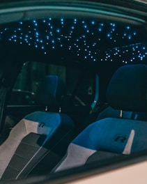 a car with a seat belt