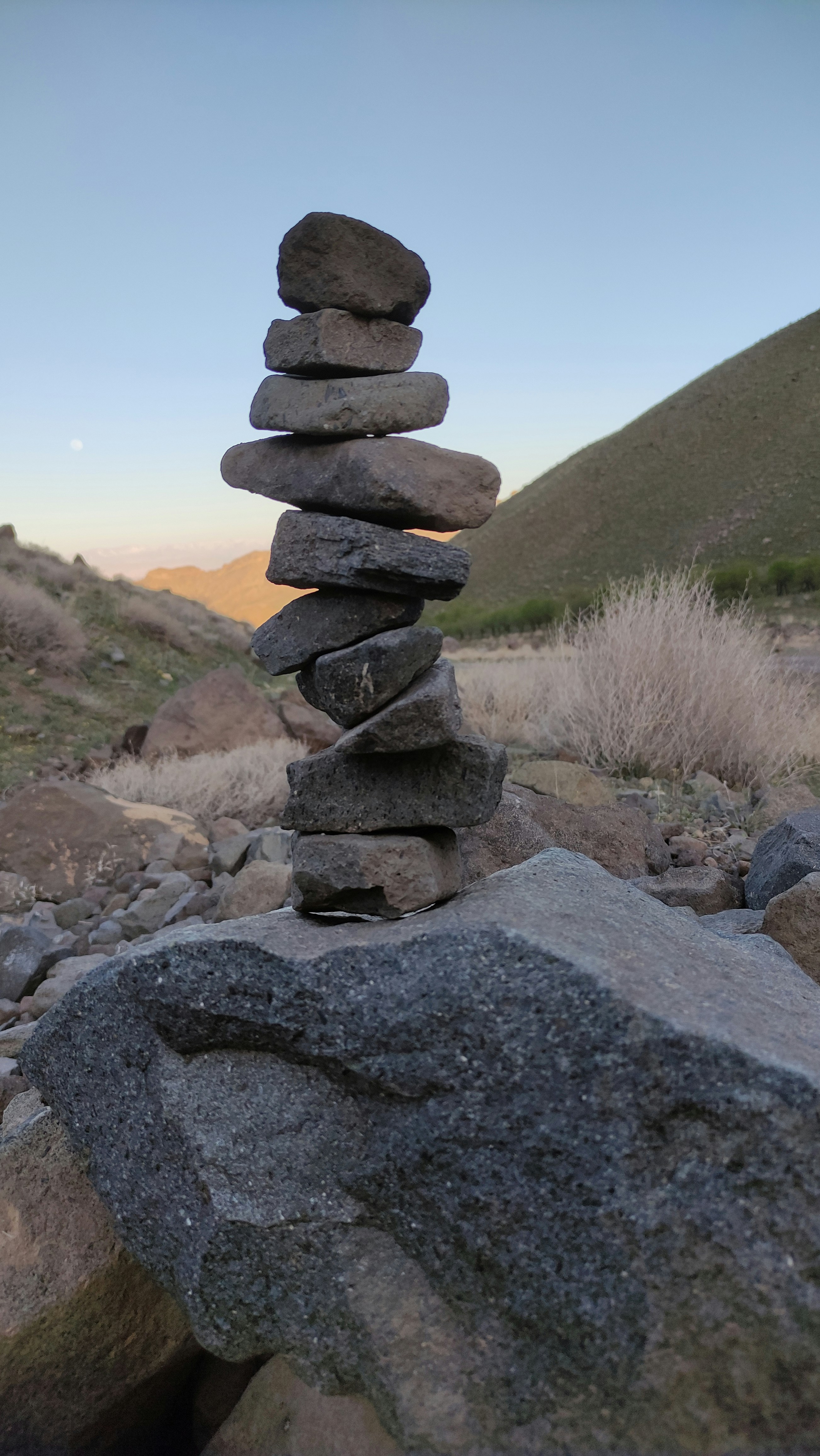 a stack of rocks