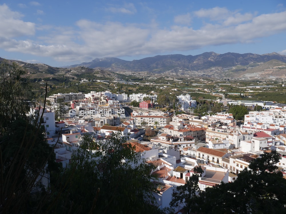 a city with many buildings