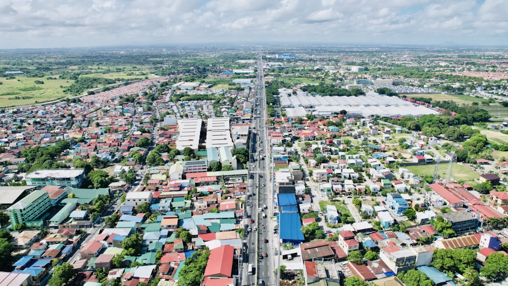 a city with many buildings