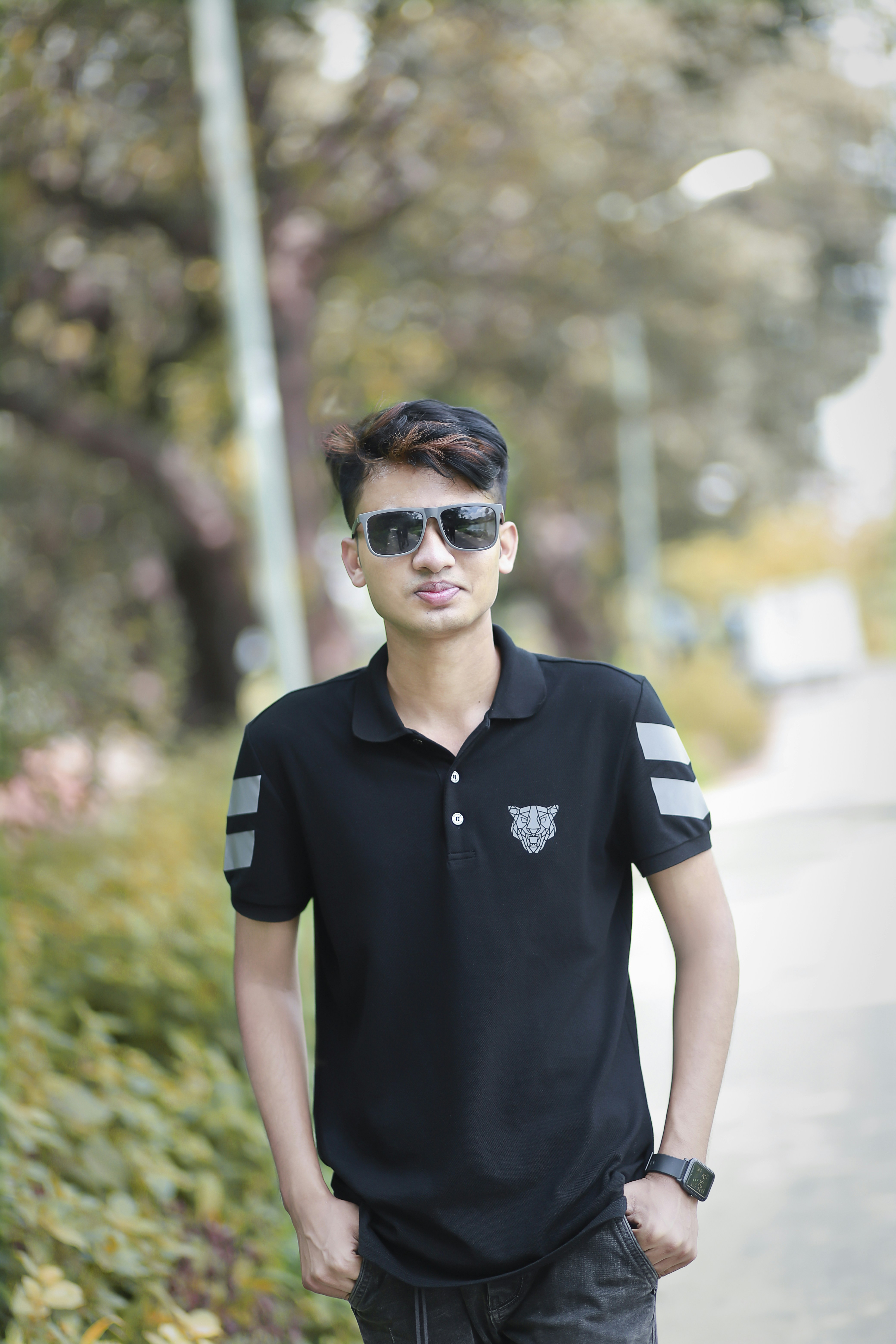 Handsom Boy with Simple type pose at awesome natural background. Boy Wallpaper 4160 x 6240 original size Image.