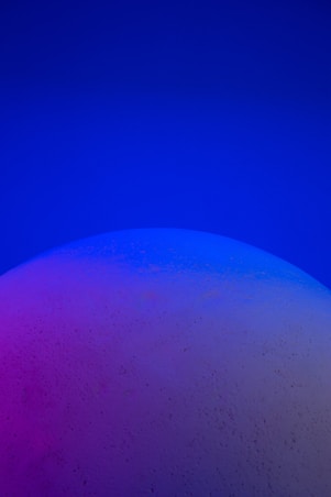 a close-up of a planet