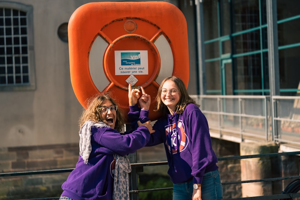 a couple of women posing for a picture