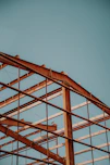 a metal frame with a metal frame