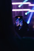 a person holding a cell phone