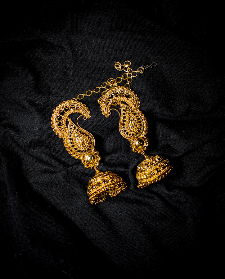 Chandbali Earrings — 1 gram gold plated earrings by GoldVibe Jewellery
