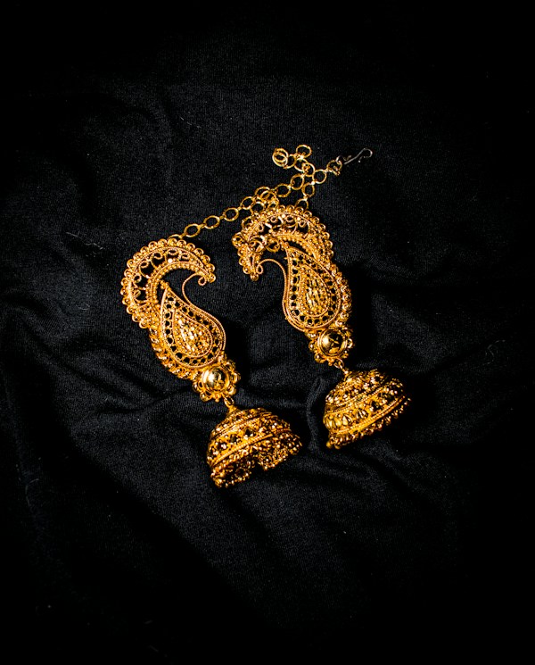 Kundan Jhumka Earrings