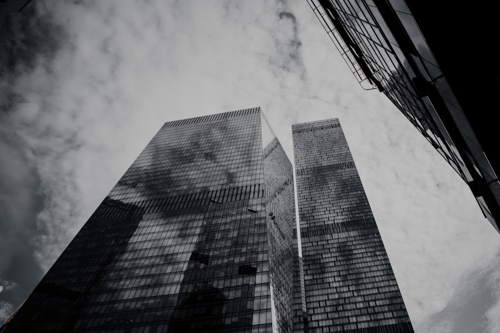 a few tall buildings with Willis Tower in the background