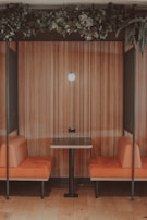 A cozy seating arrangement for intimate gatherings.
