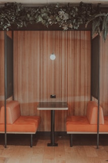 A cozy seating arrangement for intimate gatherings.