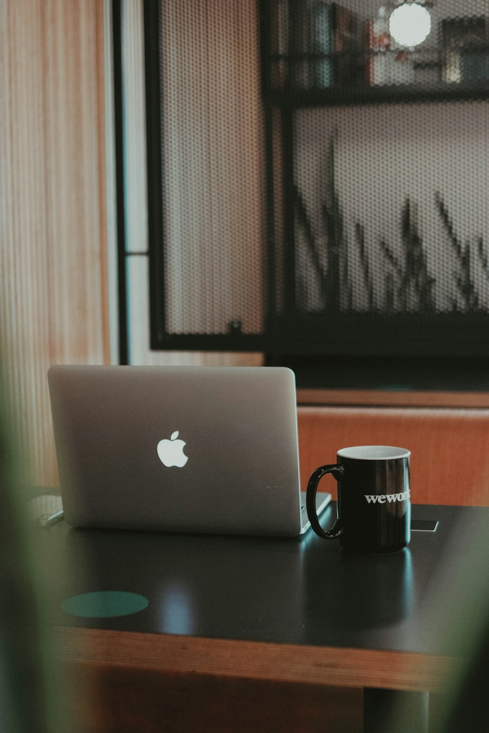 a laptop on a table