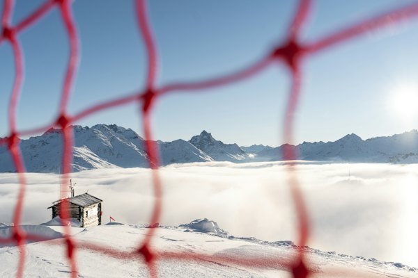 A house in a snowy landscape — St. Anton am Arlberg, Austria