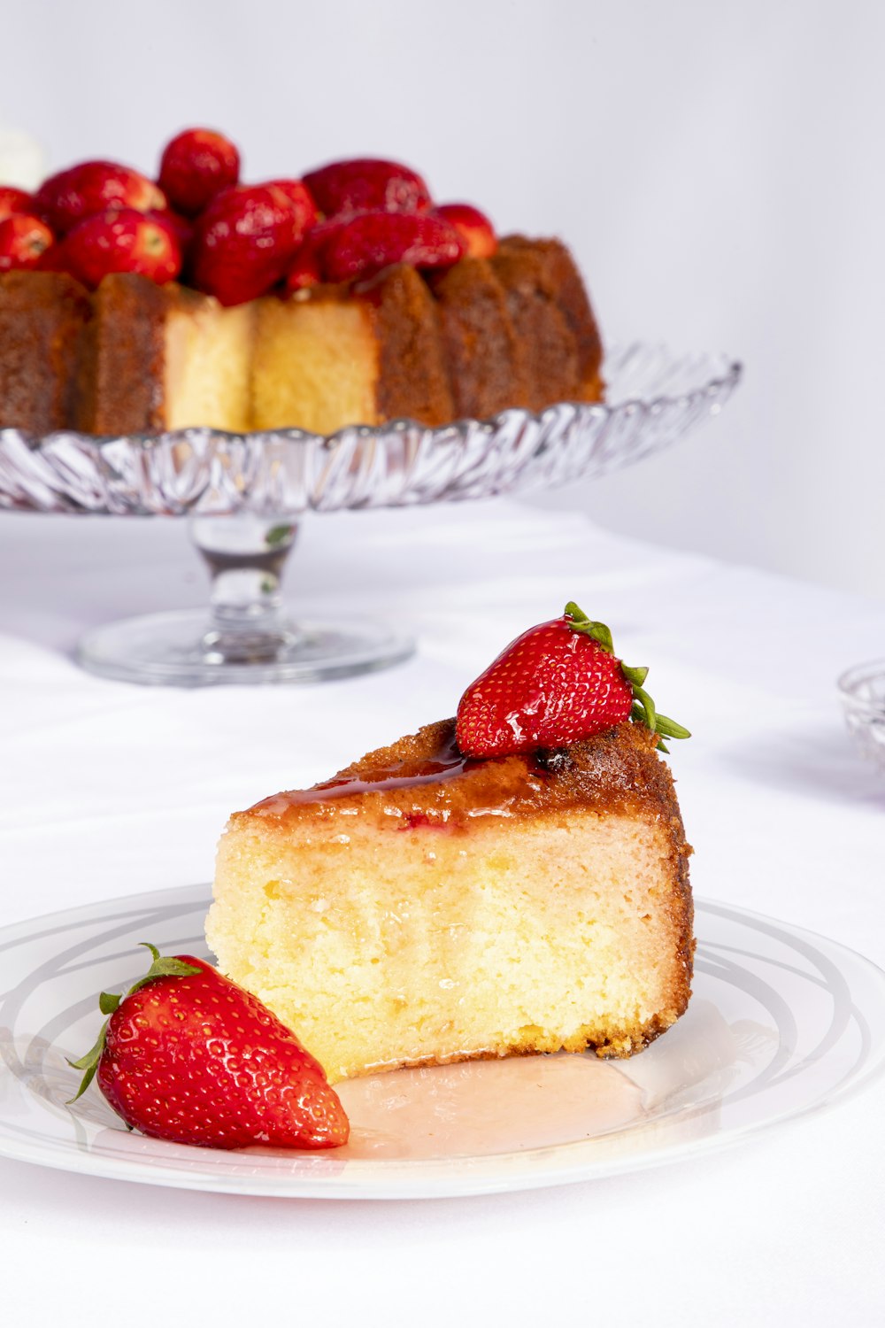 a plate of desserts