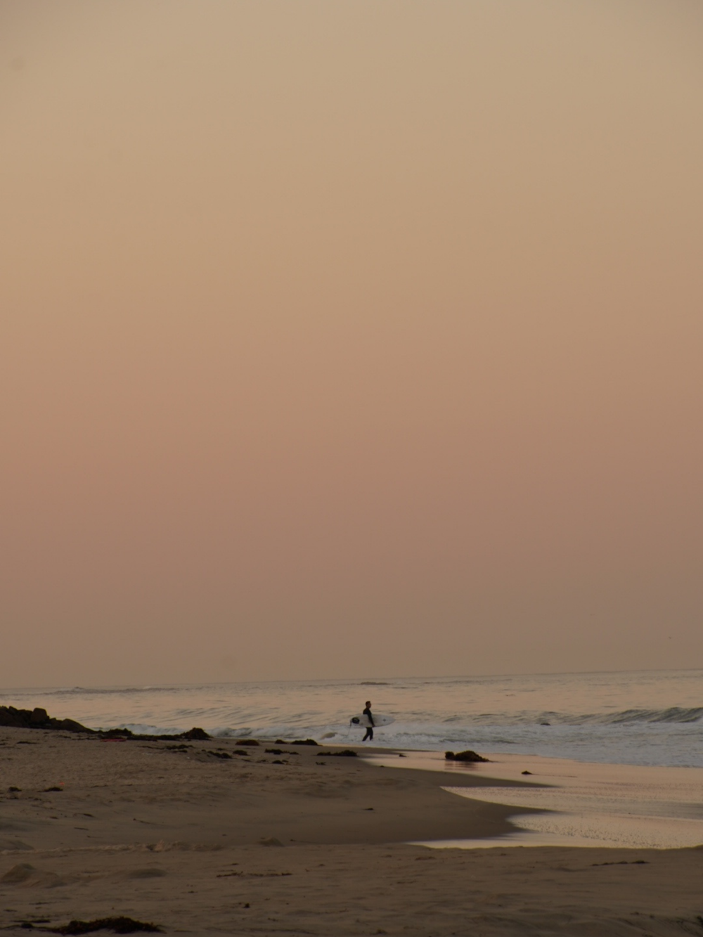 a person on a beach