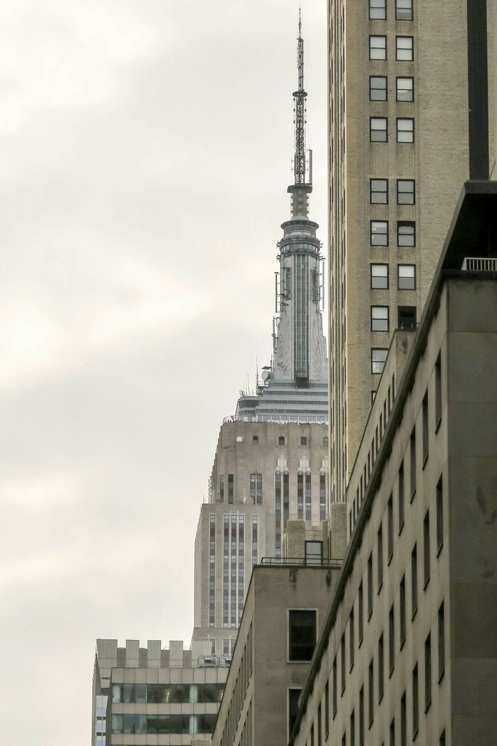 a tall building with a pointy tower