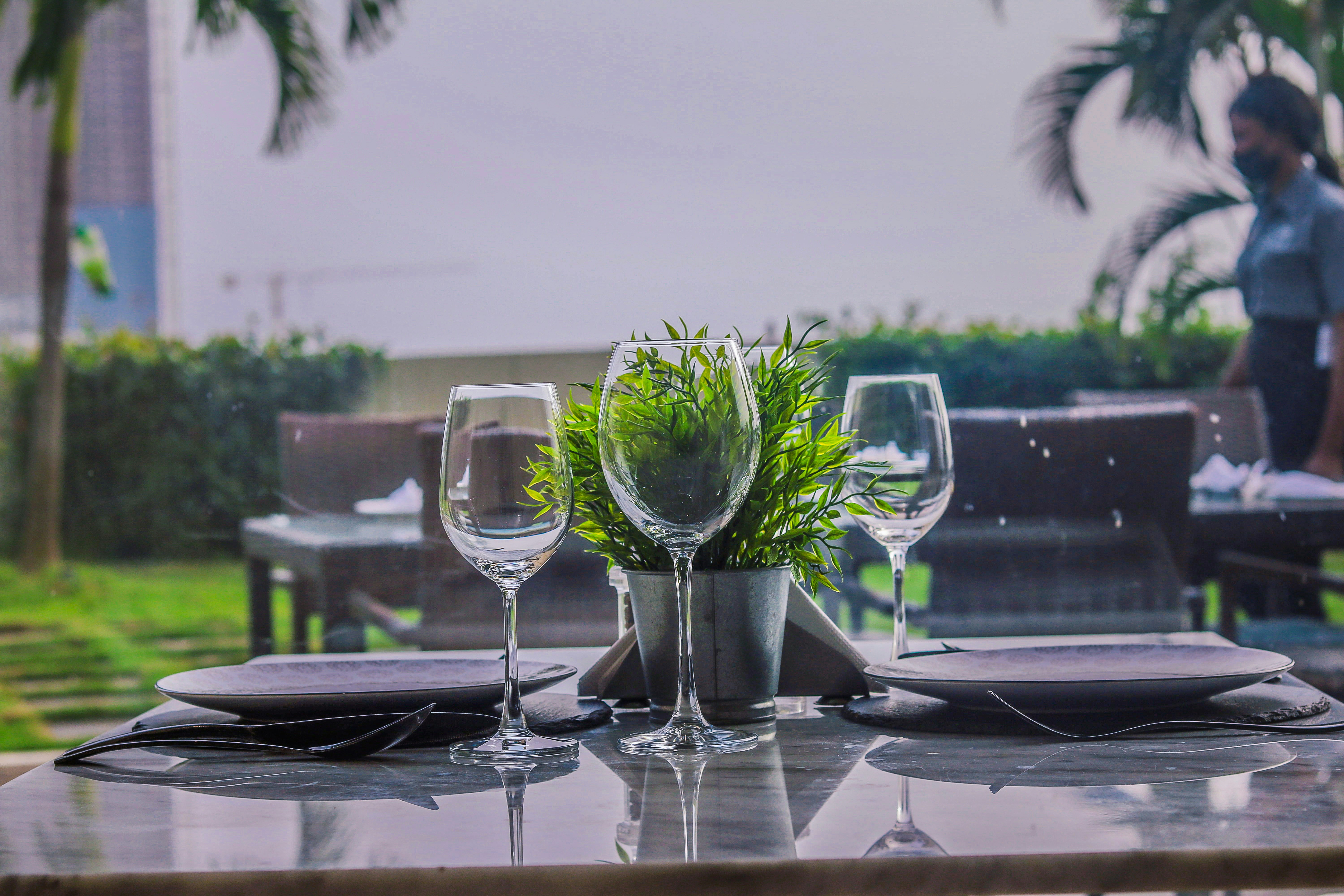 Fine dining settings