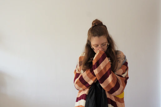 a young girl talking on the phone