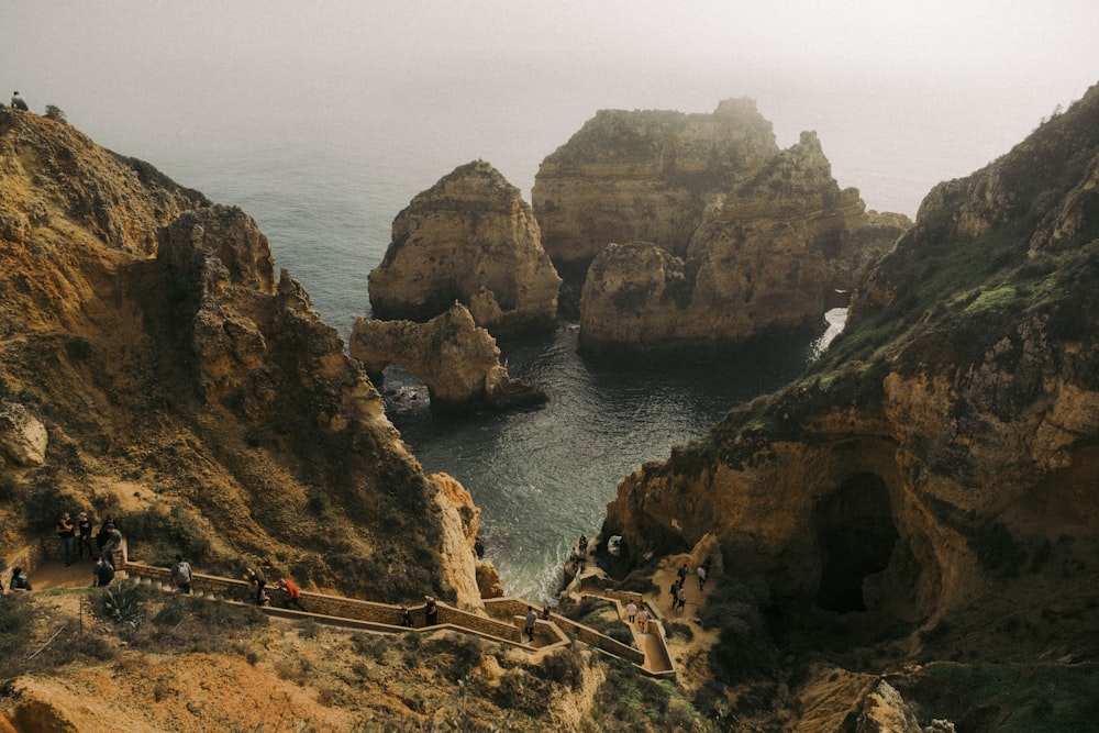 a bridge over a body of water