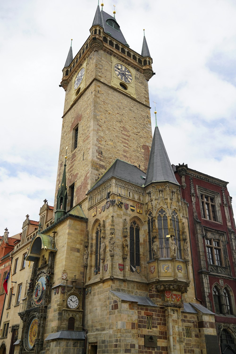 a clock tower on a building