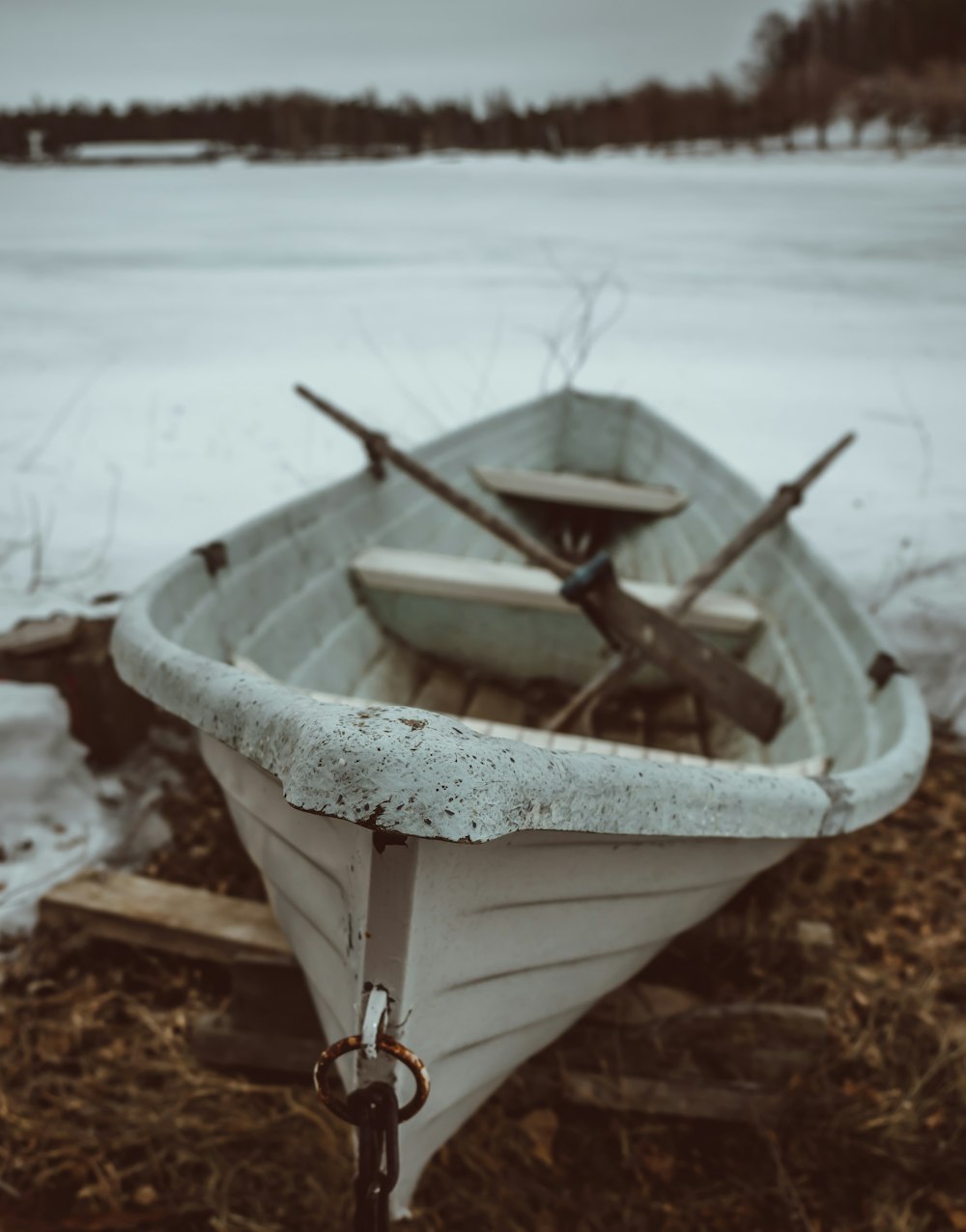 a boat on the water