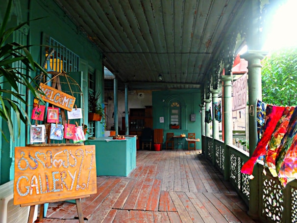 A sustainable veranda showcasing eco-friendly materials.