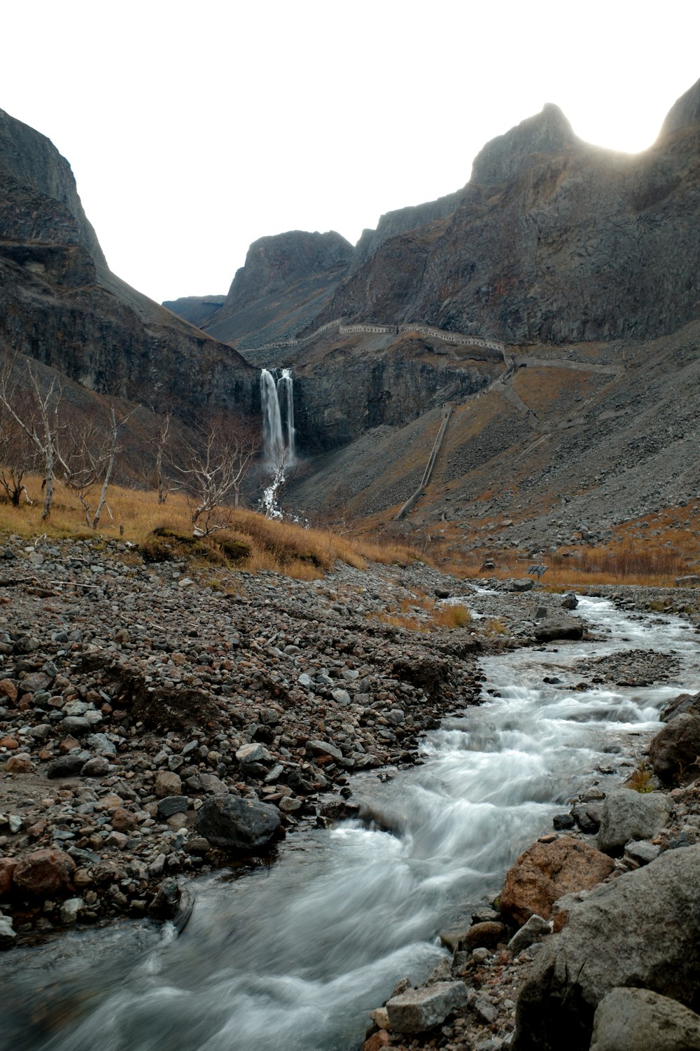 a river running through a valley