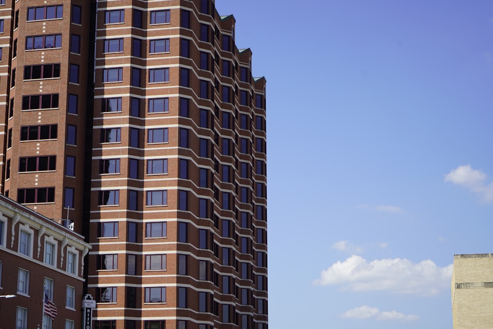 a tall building with many windows