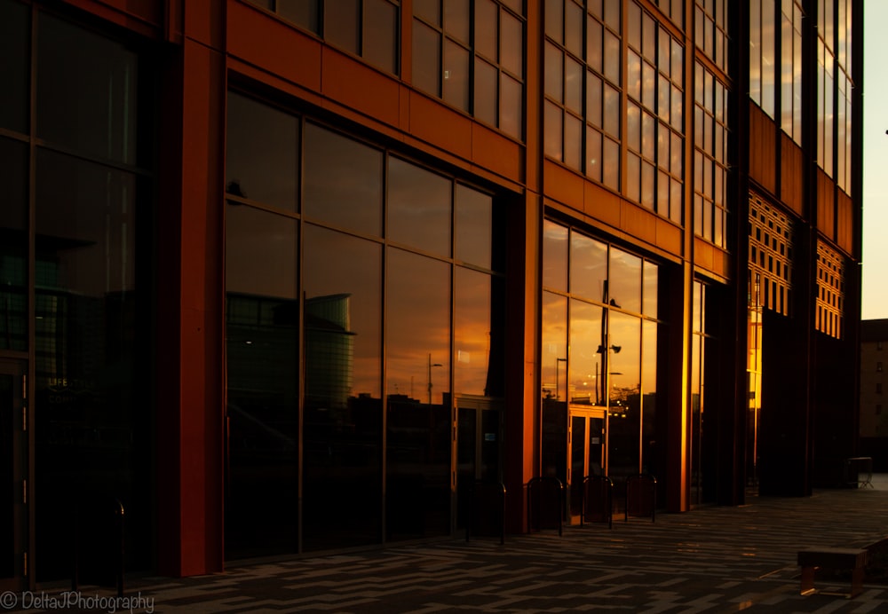 a building with windows