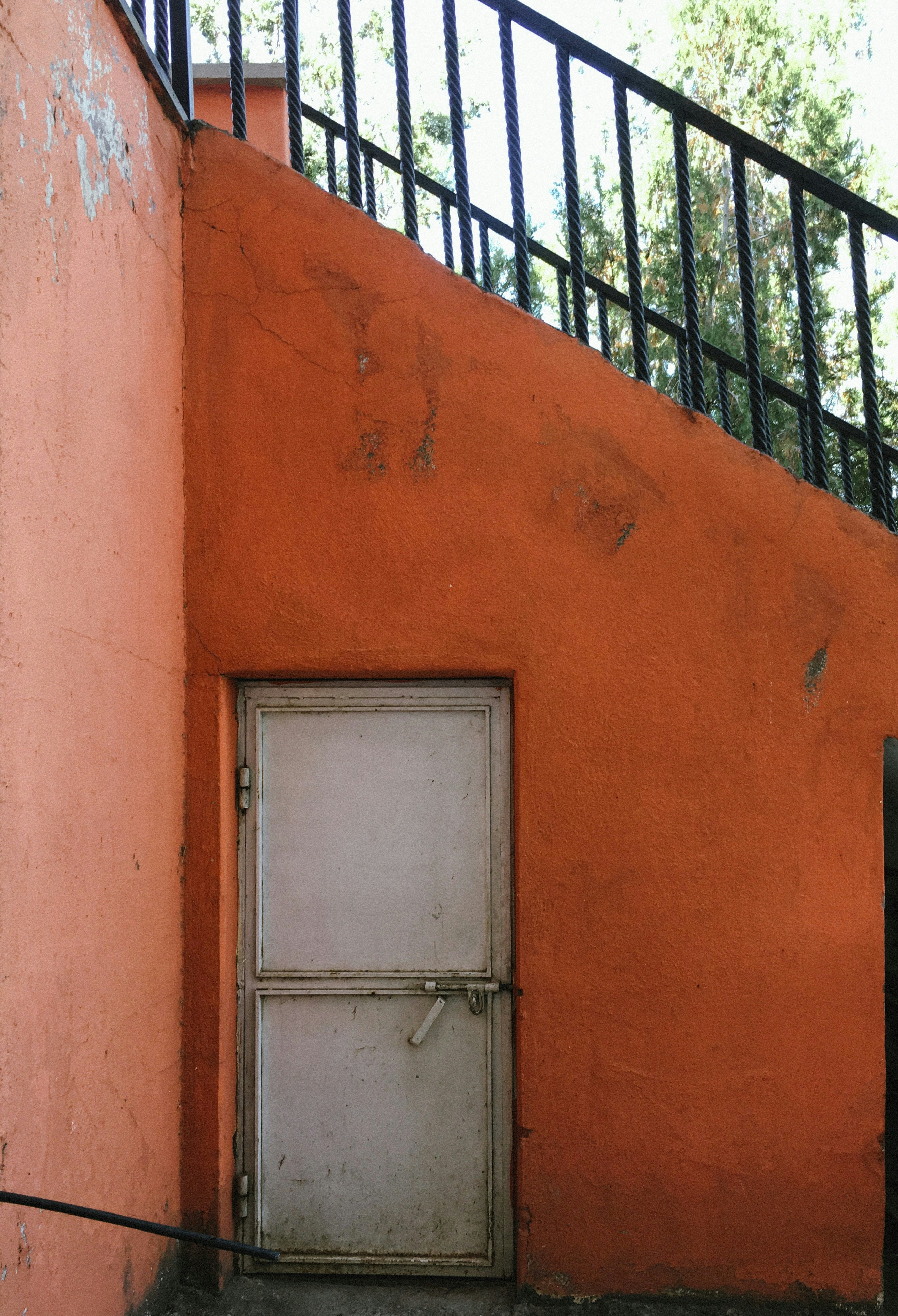 a door in a building