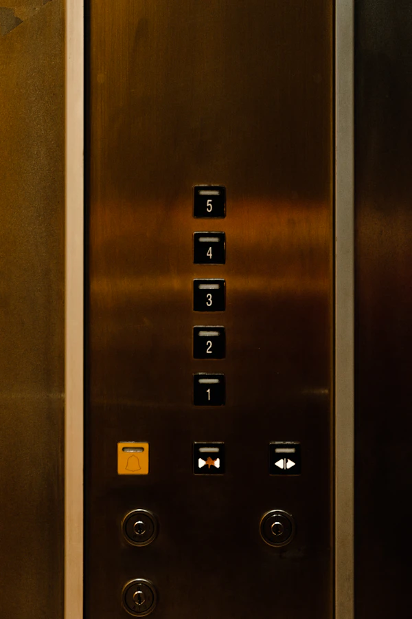 Elevator control panel