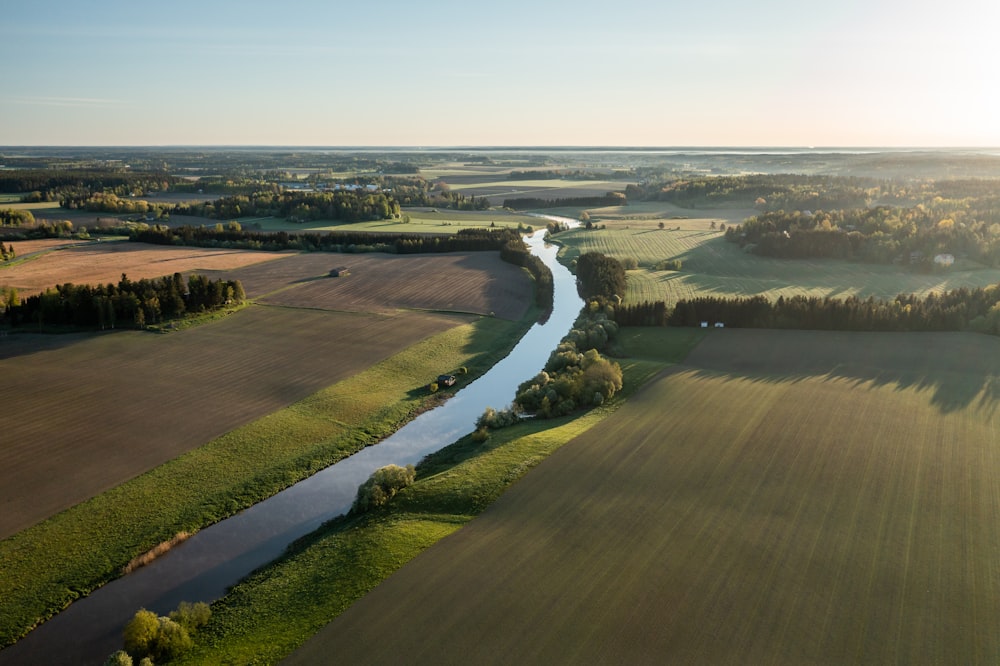 a river with a large amount of water flowing through it