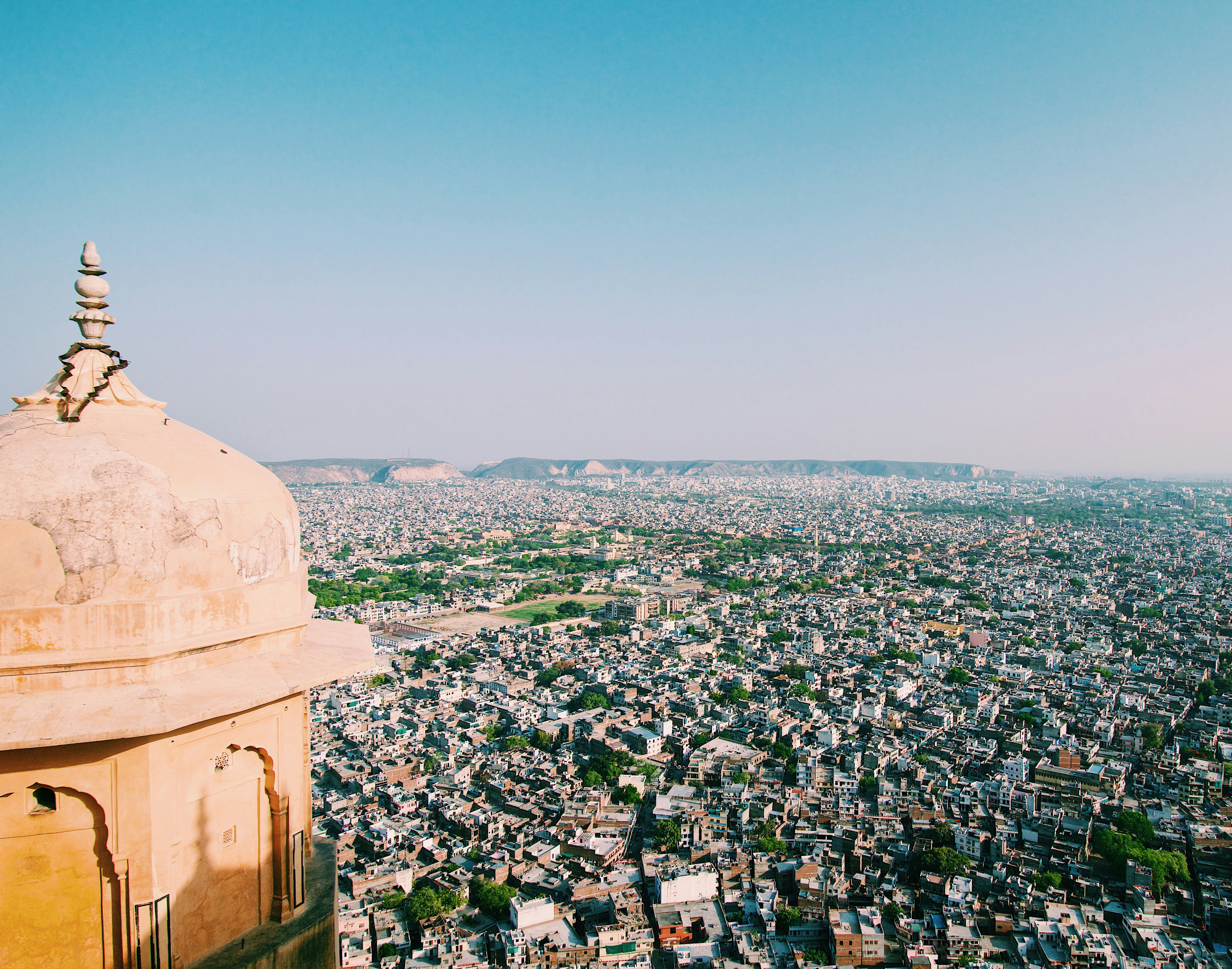 a city with many buildings
