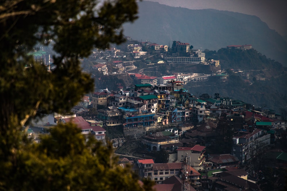 a city with many buildings