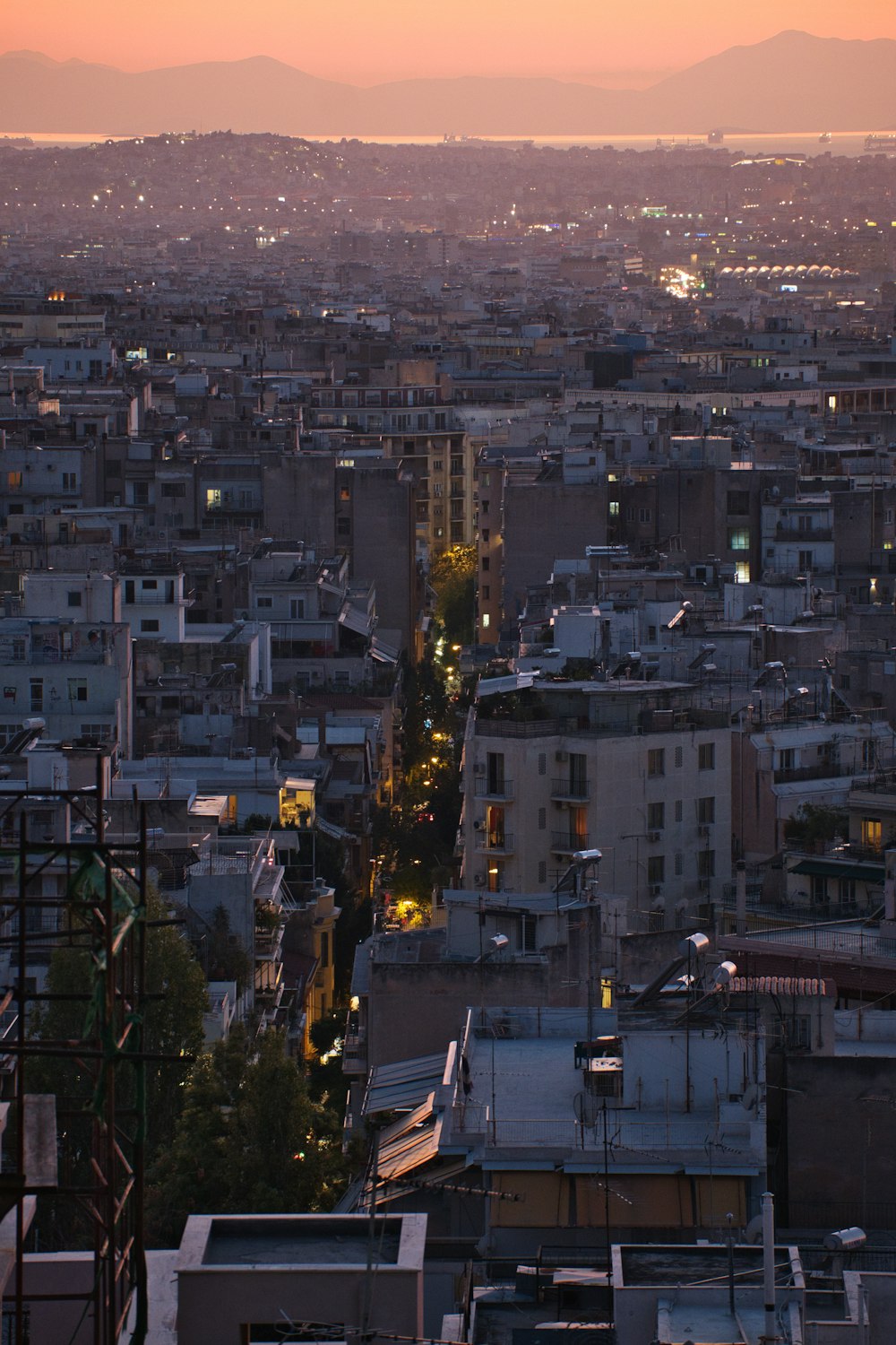 a city with many buildings