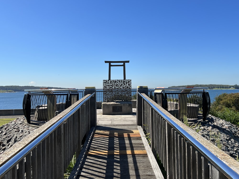 a bridge over water